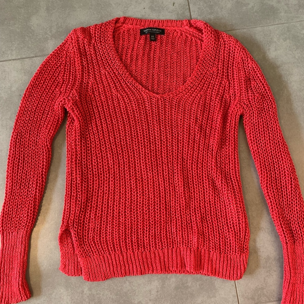 Banana Republic Italian Linen Sweater